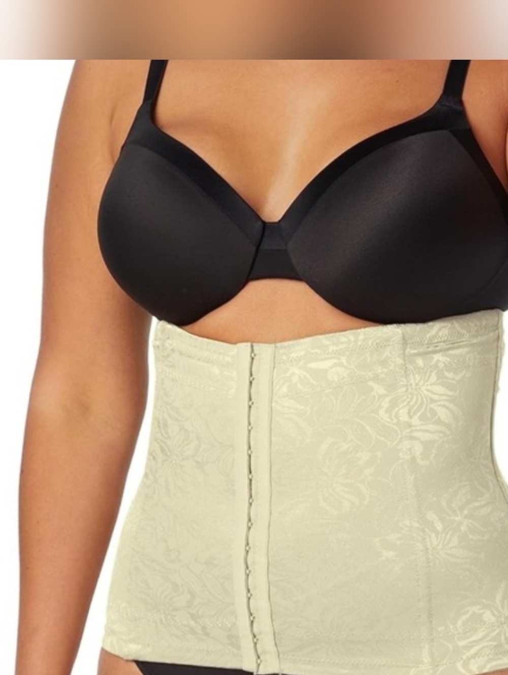 Maidenform Flexees Ultra Firm High-Waist Shaping Waist Cincher - Cream NWT